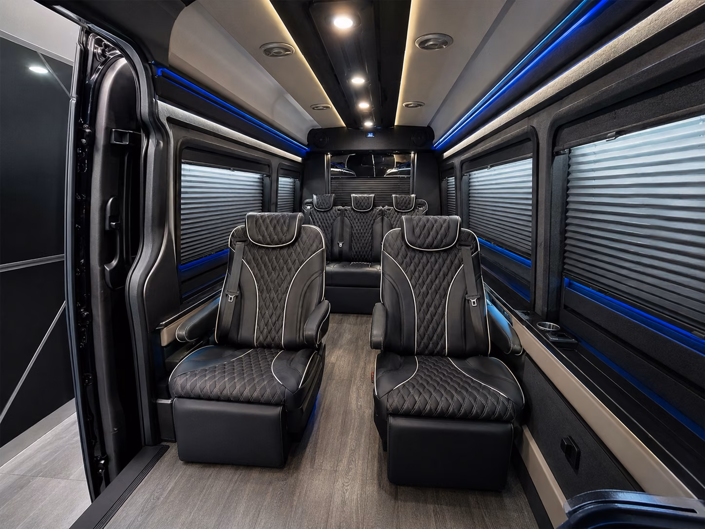 airport shuttle buses for roswell wedding guests and event groups